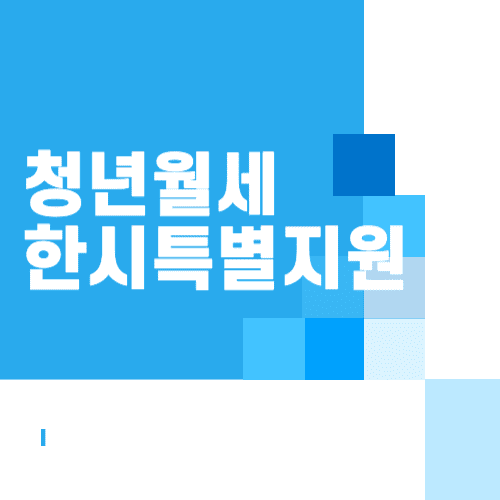 청년월세한시특별지원